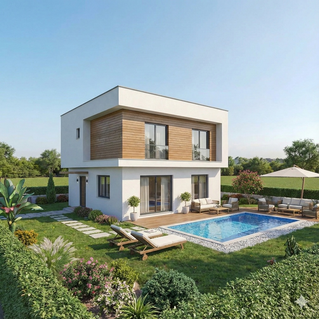 Villa Projesi - Peyzaj